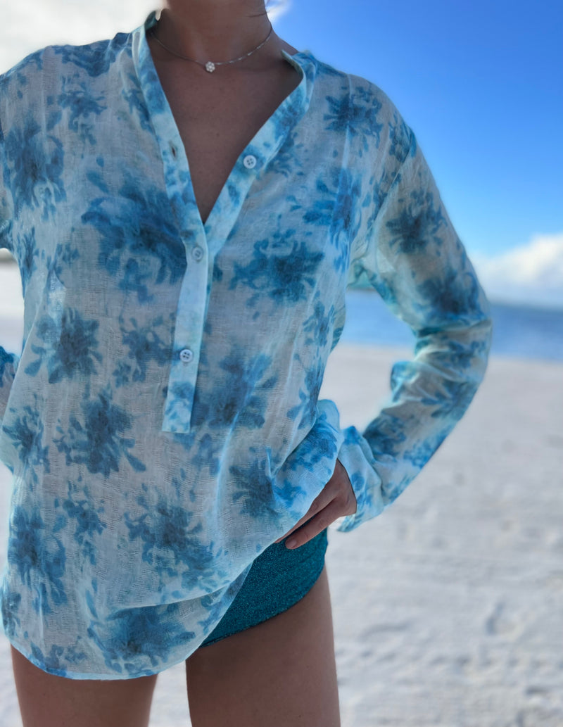 Gustavia blue coverup