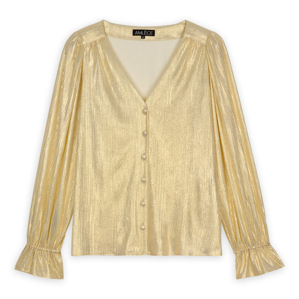 Sparkles gold blouse
