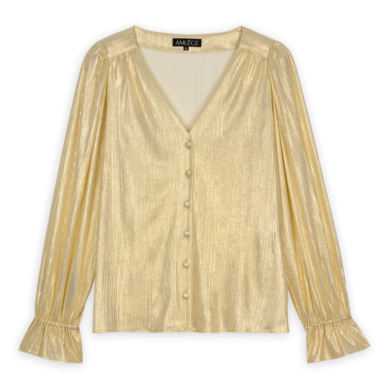 Sparkles gold blouse